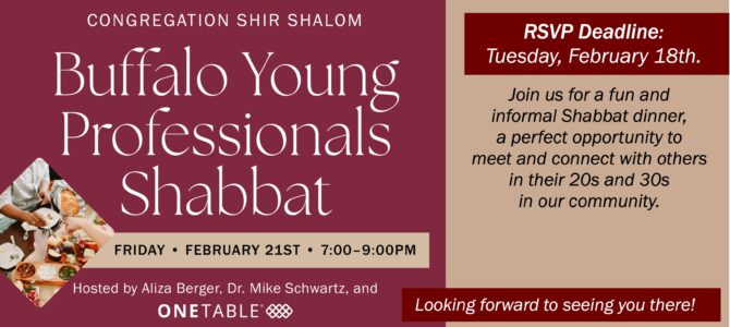 Young Professionals Shabbat